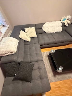 couch mit schlaffunktion und Stauraum Bild 2