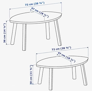 IKEA Stockholm Couchtische (2er Set) Bild 4
