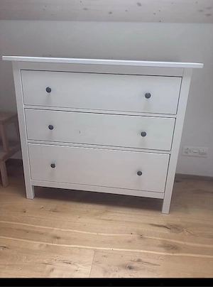 Kommode ikea weiß gebeizt wie neu Bild 3