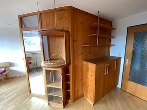 Vollholzmöbel, ganze Vollholz-Zwischenwand Bild 2