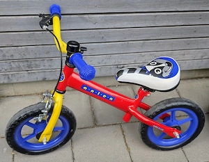 Laufrad Anlen rot-blau 12" Rad Kinderrad wie neu Bild 2
