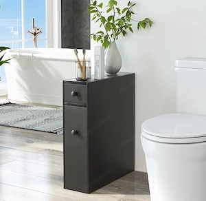 Nischenregal mit Schubladen, aus Holz Bild 6