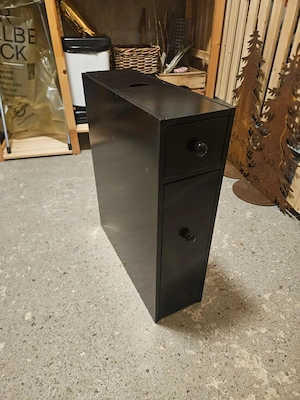 Nischenregal mit Schubladen, aus Holz Bild 3