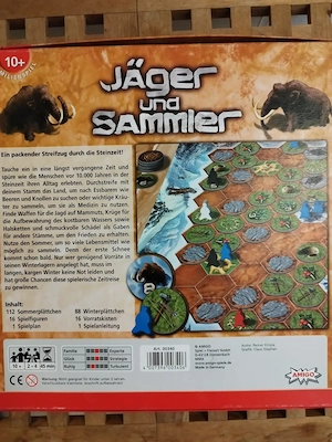 Rainer Knizia Brettspiel "Jäger und Sammler" Bild 2