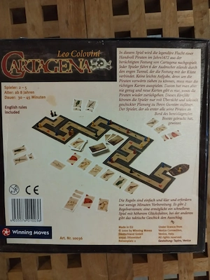 Brettspiel Cartagena von Leo Colovini Bild 2