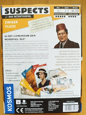 Neu: Detektivspiel Suspects - Ewiger Fluch Bild 2
