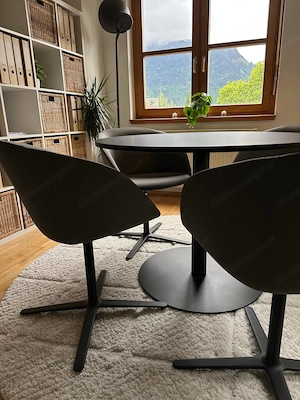Sedus Premium Besprechungs-Set | Runder Tisch (100cm) + 4 Profi-Stühle | WIE NEU Bild 3
