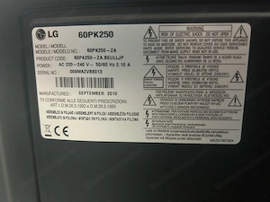 LG 60 Zoll Plasma Fernseher Full HD funktioniert einwandfrei Bild 4