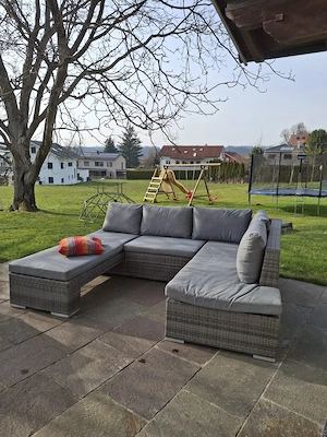 Lounge Gruppe Grau Bild 2