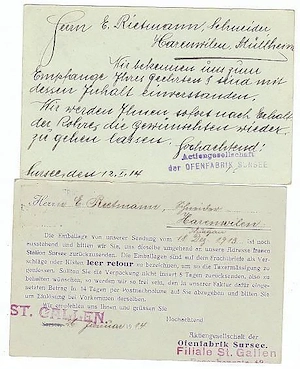 Kachelofen Ofenfabrik Sursee Bild 4