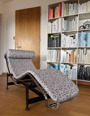 le Corbusier Replika  LC4 Liege mit Stoffentwurf Gunter Damisch Bild 5