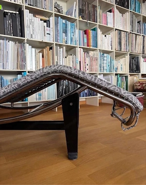 le Corbusier Replika  LC4 Liege mit Stoffentwurf Gunter Damisch Bild 4