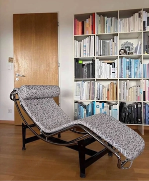 le Corbusier Replika  LC4 Liege mit Stoffentwurf Gunter Damisch Bild 2