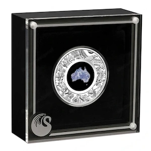 Australien: 1 Dollar 2022 - Lepidolite Great Southern Land - 1 oz. Silber in PP - sehr rar ! Bild 4