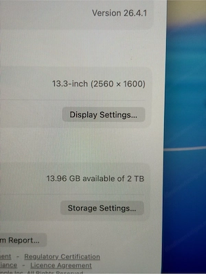MacBook Air 13" M1 16GB RAM 2TB Speicher US-Tastatur Bild 5