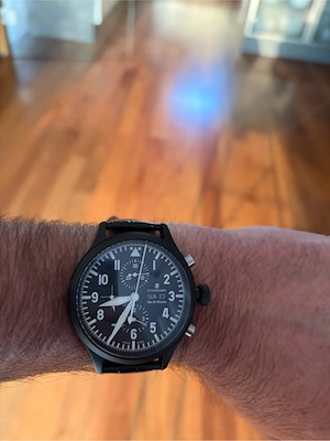 Steinhart Fliegeruhr Nav B Chrono 47 Full-Set Bild 2