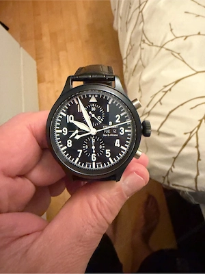 Steinhart Fliegeruhr Nav B Chrono 47 Full-Set Bild 3