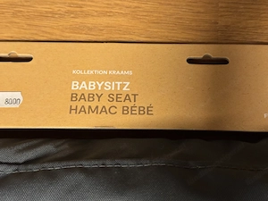 Croozer Babysitz für Kid Vaaya & Keeke   neu & OVP Bild 4