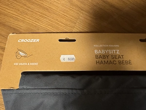 Croozer Babysitz für Kid Vaaya & Keeke   neu & OVP Bild 3