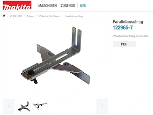 Makita 196613-4 Kantenfräsenmodul  Bild 5