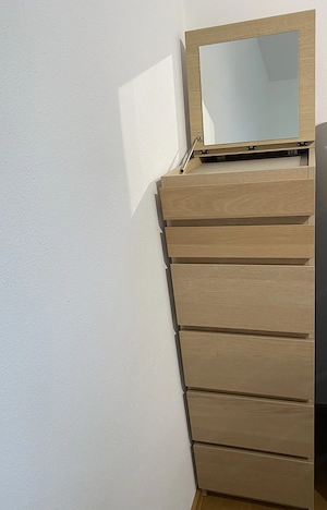 Ikea Kommode mit 6 Schubladen und Spiegel