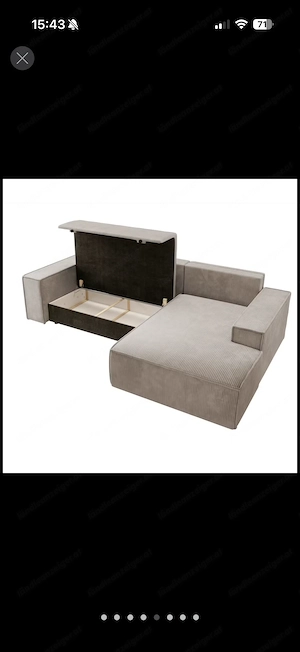 Sofa mit Bettfunktion zu verkaufen Bild 5