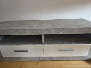 TV-Sideboard mit 2 Schubladen 