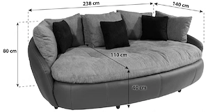 Sofa Couch Rund Bild 2