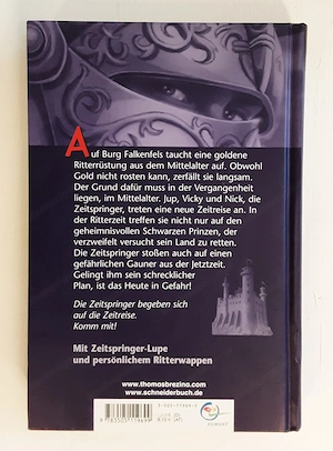 Thomas Brezina  -  Zeitspringer  Die Rüstung des schwarzen Prinzen   Bild 2