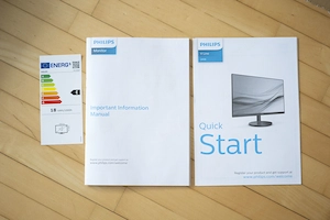24 Zoll Monitor Full HD weiß | komplett neuwertig | nur ausgepackt Bild 6