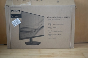 24 Zoll Monitor Full HD weiß | komplett neuwertig | nur ausgepackt Bild 5