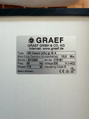 Brotmaschine Graef Bild 6