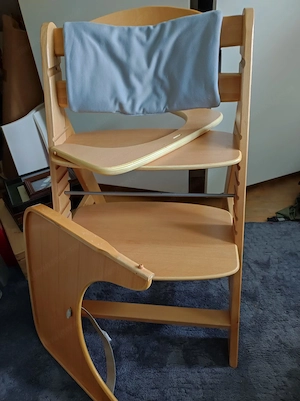 massiver holzkinderstuhl zum essen