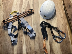 Klettersteigset 3-teilig, unbenutzt 