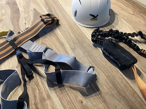 Klettersteigset 3-teilig, unbenutzt  Bild 2