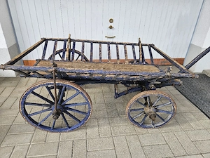 Leiterwagen Holz Bild 3