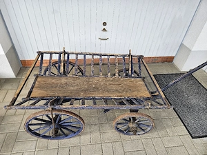 Leiterwagen Holz Bild 2