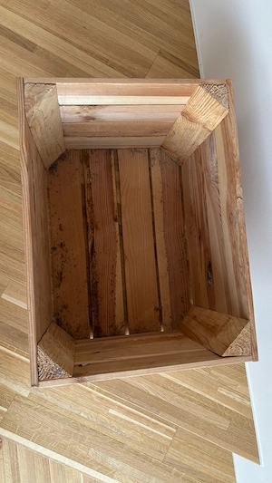 Rustikale Holzkisten aus Fichtenholz   8 Stück
