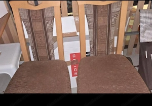 Essecke mit ausziehbarem Tisch und 2 Sesseln bis 25. Mai abzuholen Bild 4