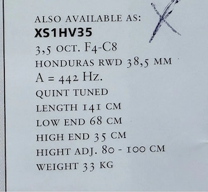 Adams Xylophone XS1HV35 Bild 2