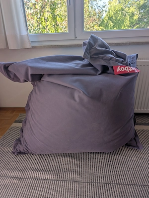 Original FATBOY Sitzsack, stonewashed blue 
