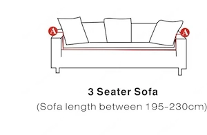 Sofaüberzug   Sofabezug für 3-Sitzer   wie neu Bild 2
