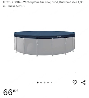 Intex Pool 4, 88m x 1, 32m rund  Bild 3