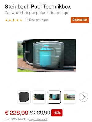 Intex Pool 4, 88m x 1, 32m rund  Bild 5