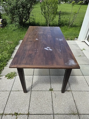 Stabiler Vintage Tisch aus Holz 180x90x79 cm