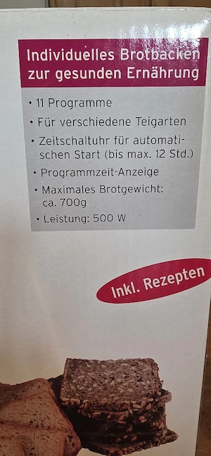 Brot-Backautomat Bild 2