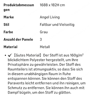 Paravent zu verschenken  Bild 2