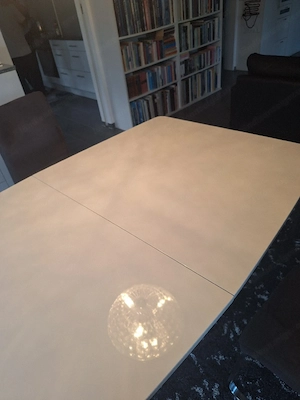 Esstisch Weiß Silber Bild 2