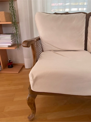 Sofabank mit Wiener Geflecht Bild 4