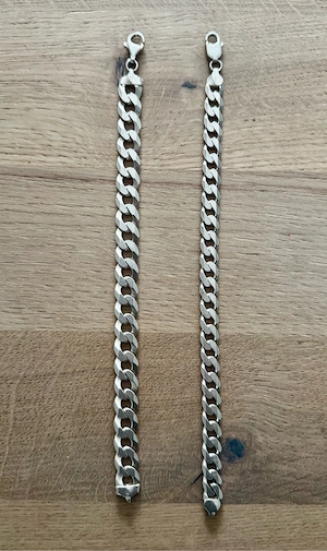 Panzerkette Armband 925er Bild 5